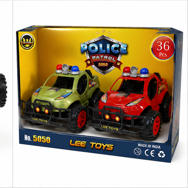 36  PCS Police Patrol Car