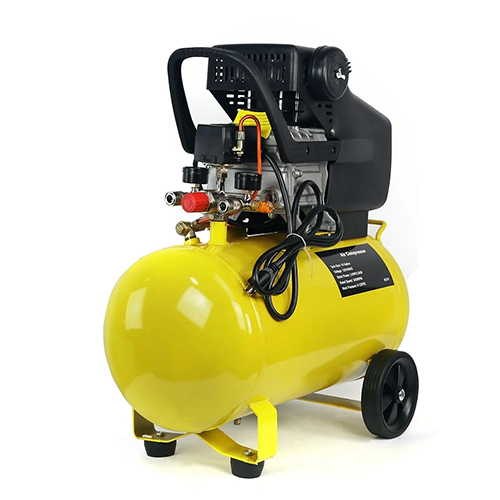 Horizontal Air Compressor Tank - Color: Silver