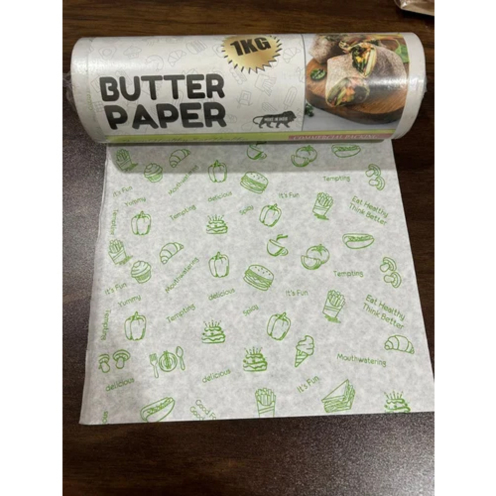 Printed Butter Paper Roll