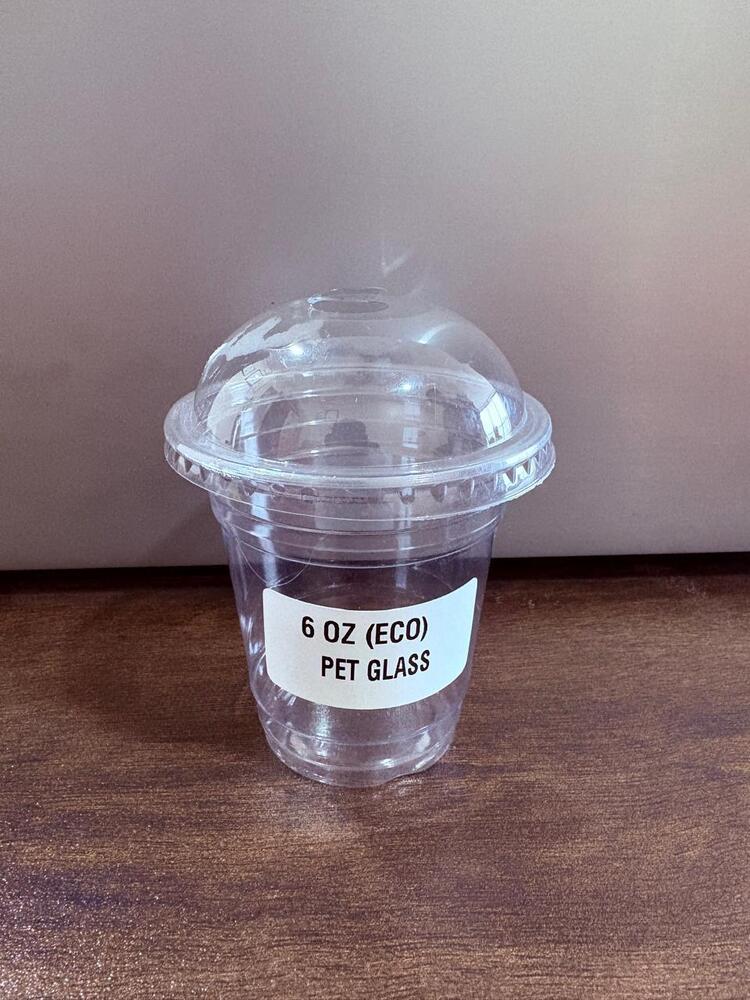 Disposable pet glass