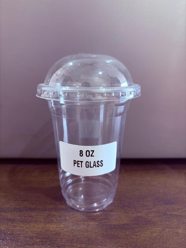 Disposable pet glass