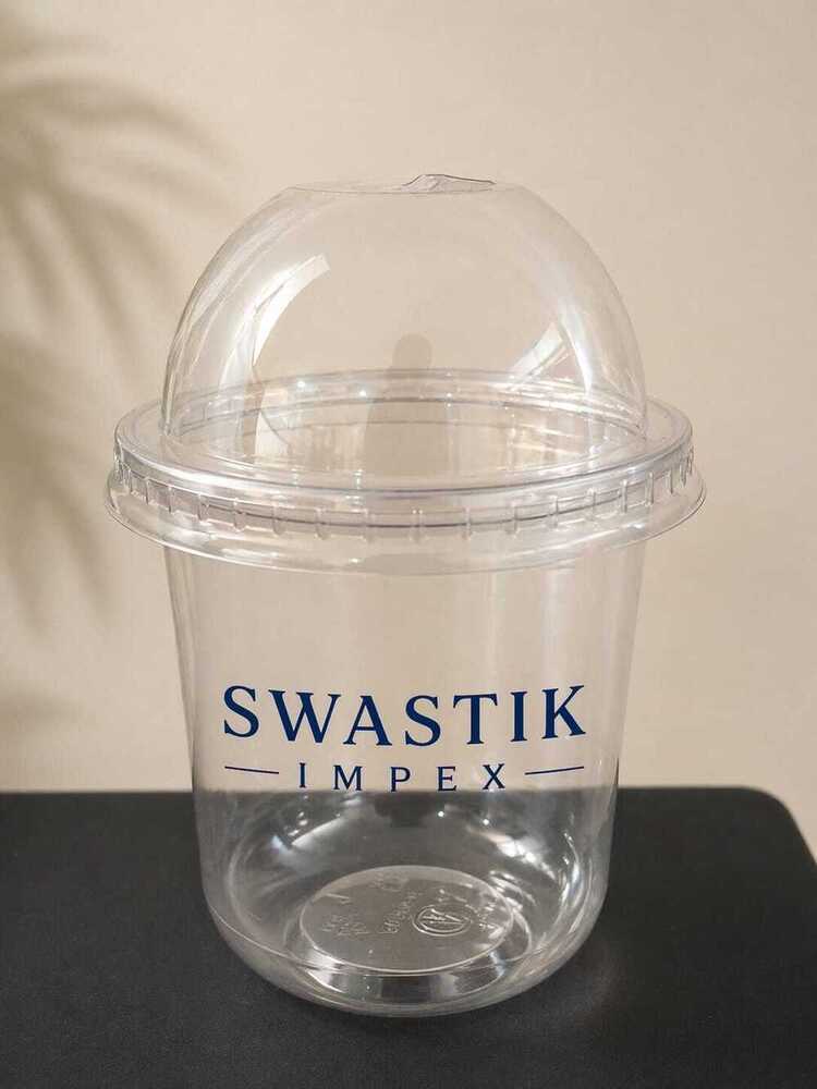 Disposable u shap pet glass