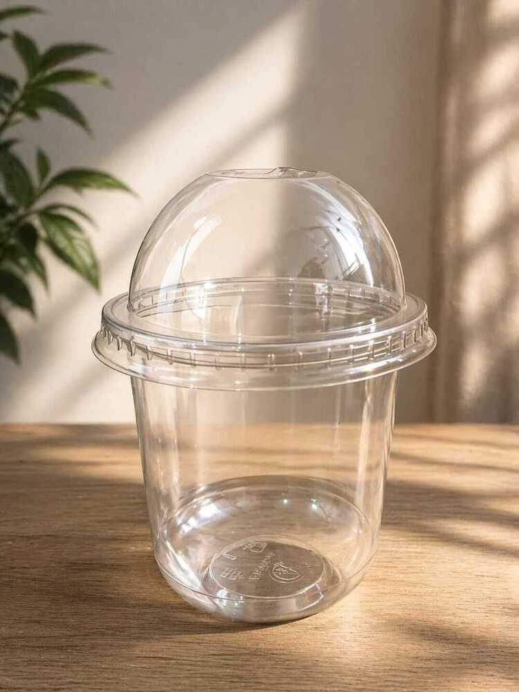 Disposable u shap pet glass