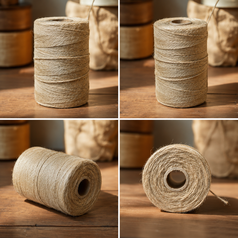 Machine stitching Jute Twin