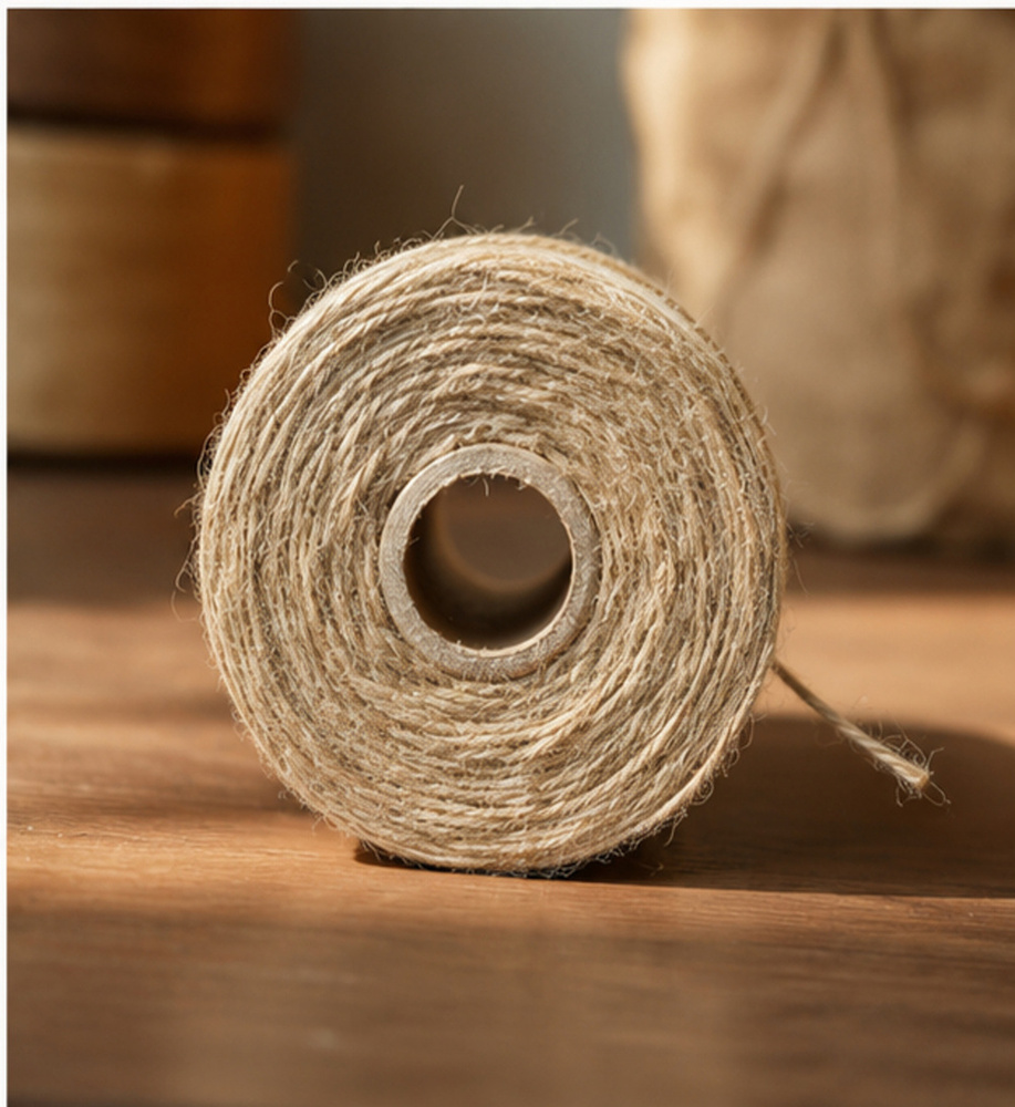 Machine stitching Jute Twin