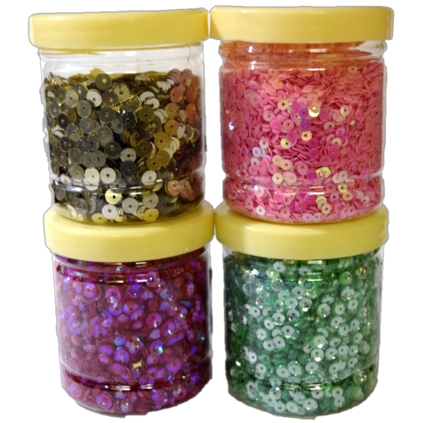 Curved Round Sequins