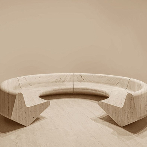Marble Garden Bench