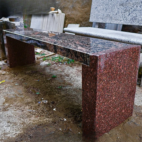 Marble Garden Bench