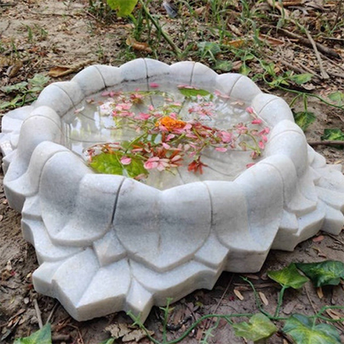 Marble Bird Bath