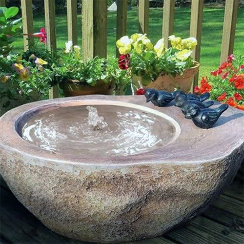 Marble Bird Bath