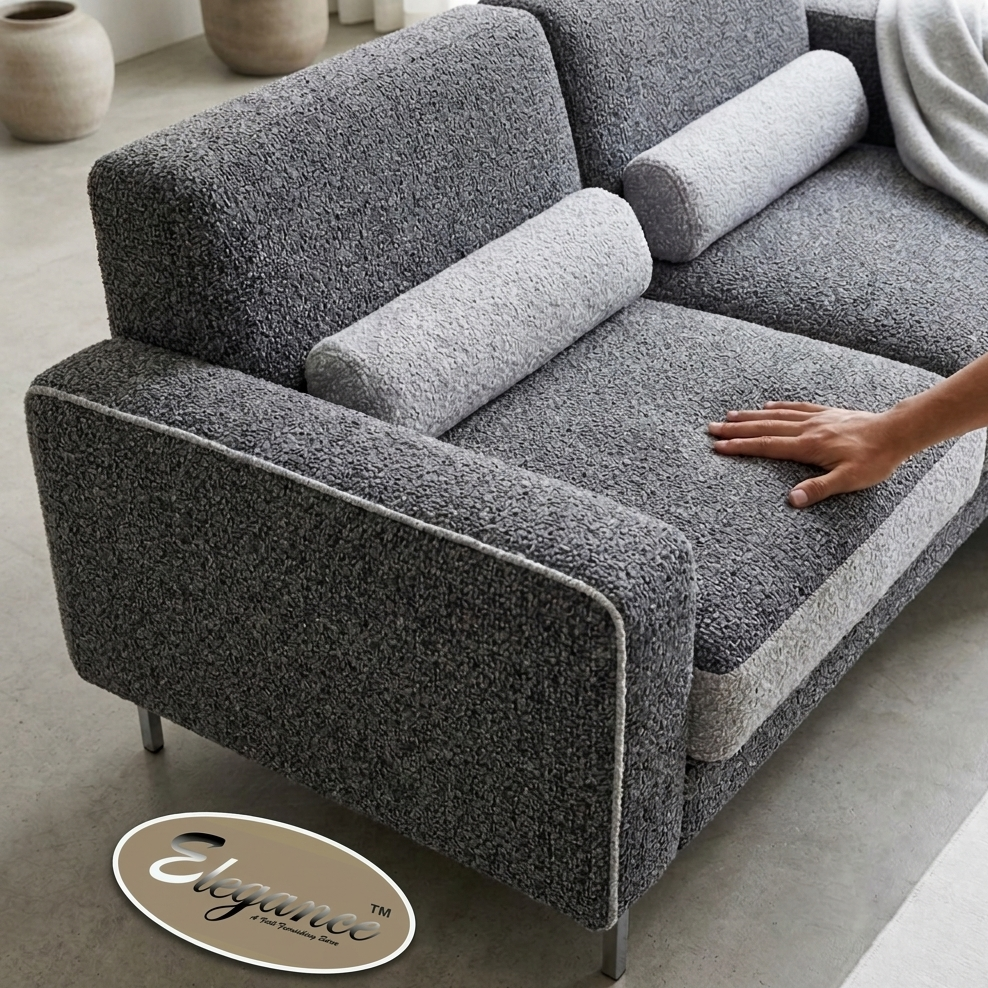 Boucle Sofa Fabric - Attributes: Washable