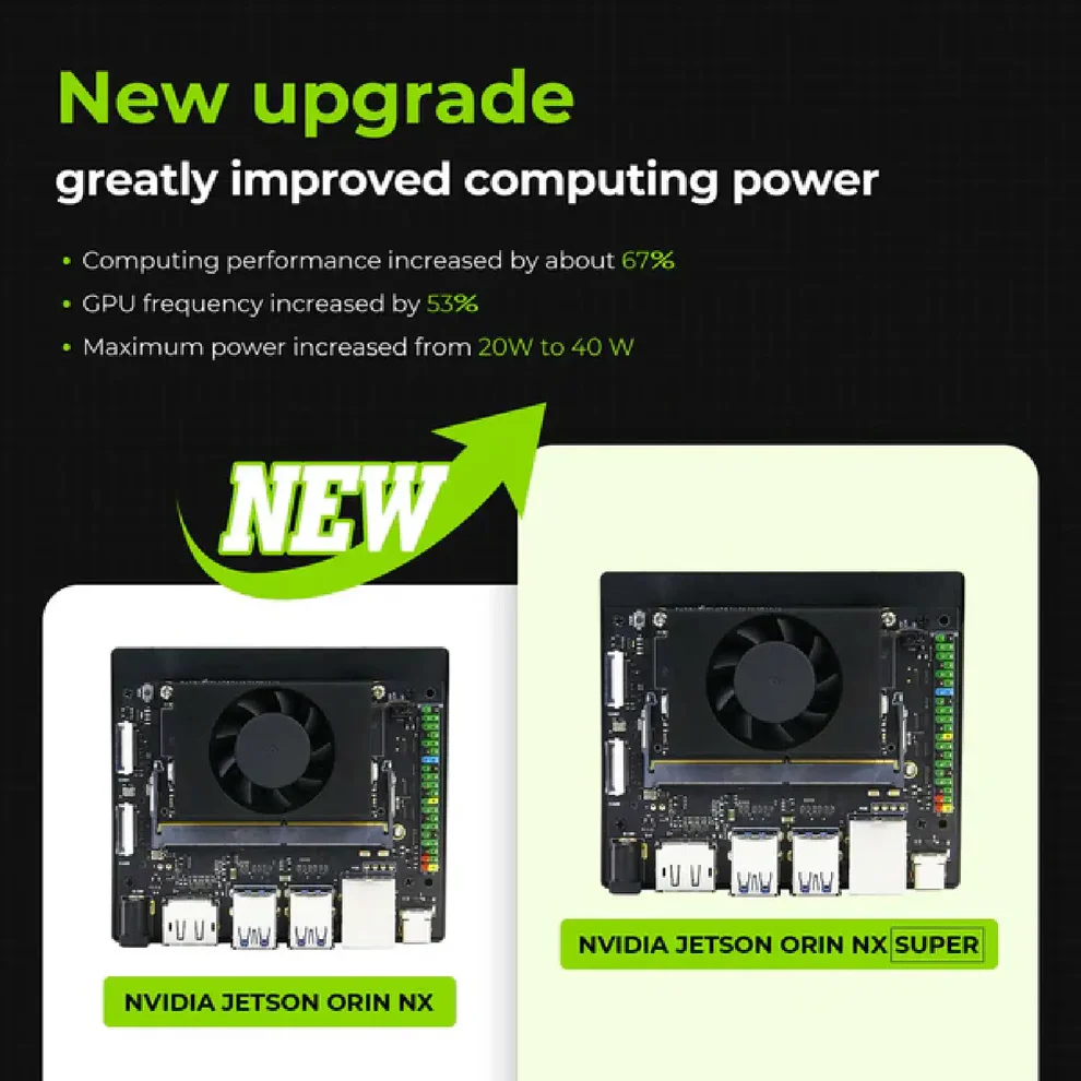 Yahboom Jetson Orin NX SUPER Developer Kit 8GB/16GB RAM (RS9435)