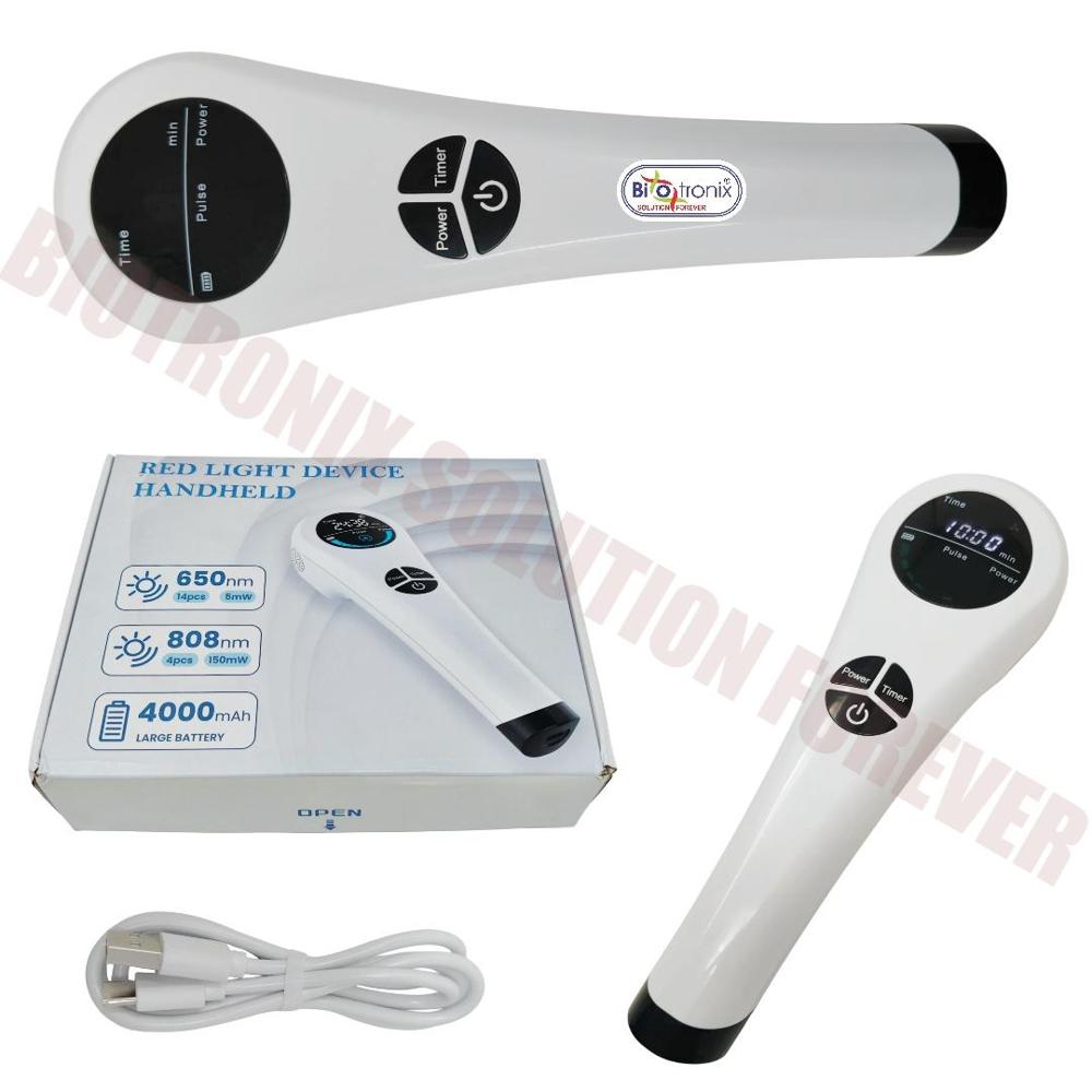 Handy Laser Therapy Device for Physiotherapy Rehabilitation