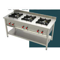 Three Burner Indian Cooking Range