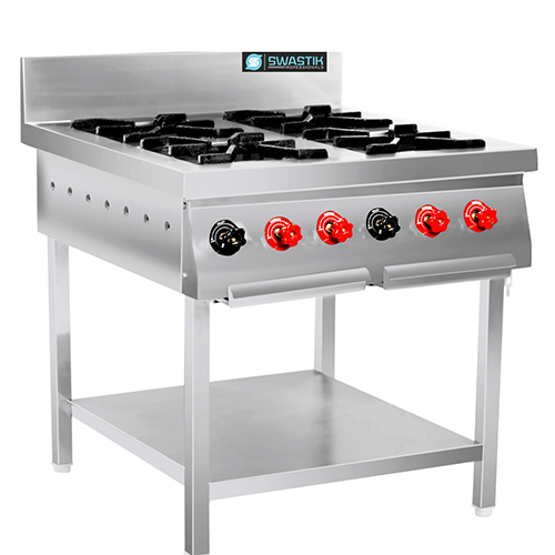 Four Burner Indian Cooking Range