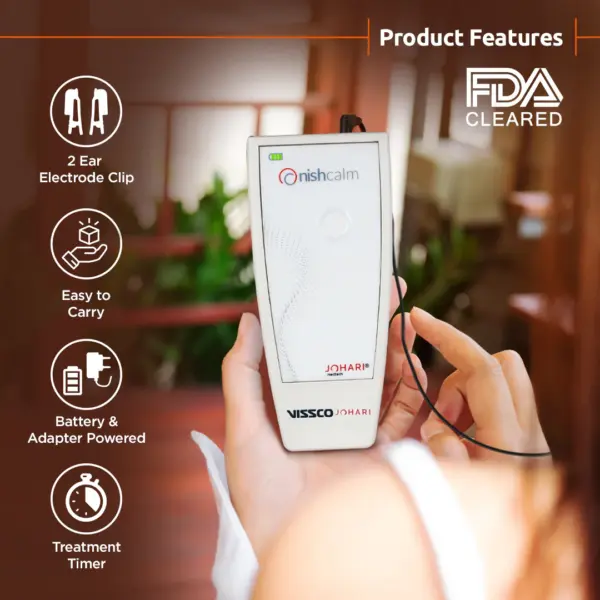 Vissco Johari NishCalm CES Technology Sleep Inducing & Relaxation Device