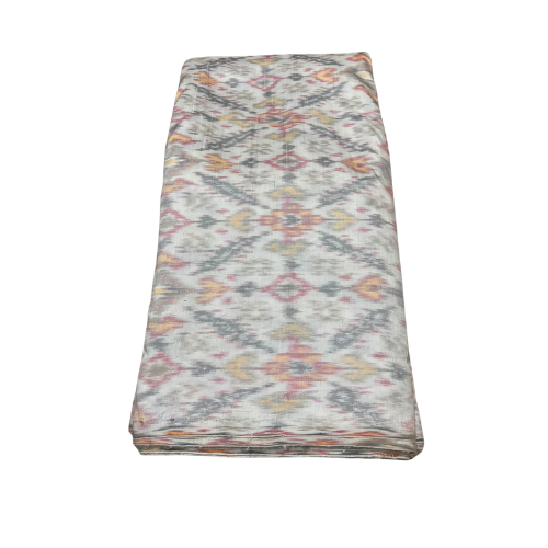 Mulberry ikkat silk fabric