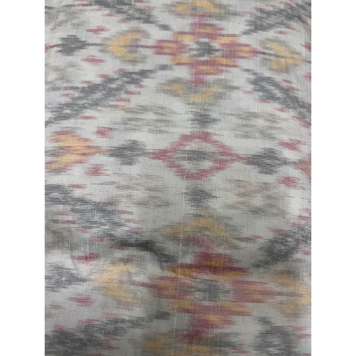 Mulberry ikkat silk fabric