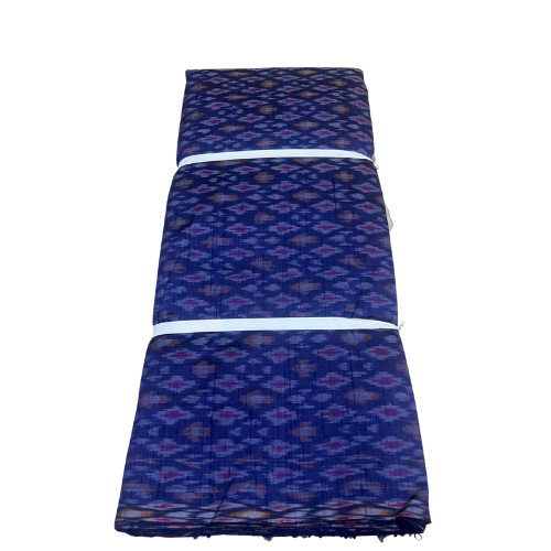 Mulberry ikkat silk fabric