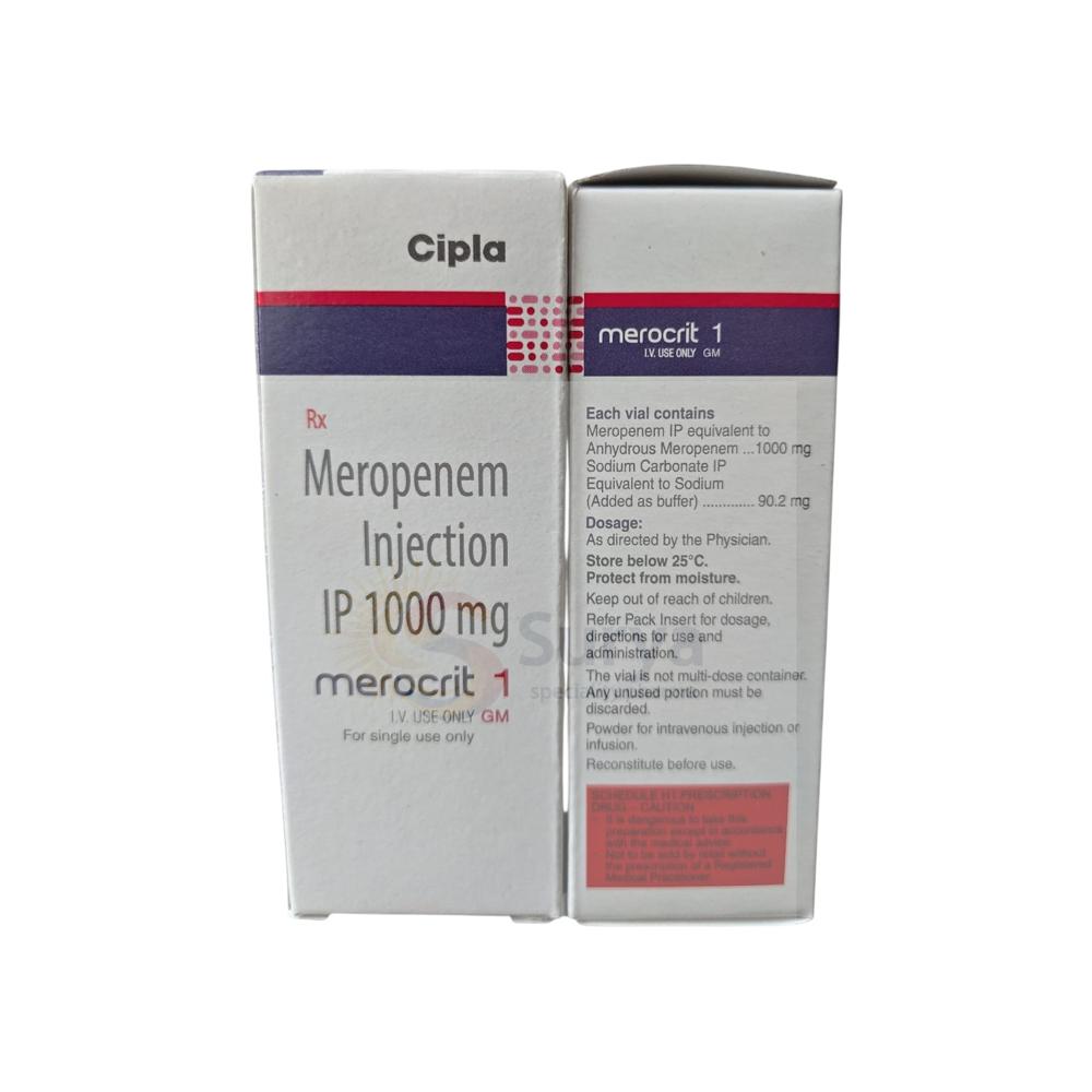 Merocrit 1 gm Injection