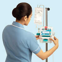 Infumax 5005 Volumetric Infusion Pump - Medical-grade Abs, 190x145x135 Mm | Microcomputer Controlled, Audible & Visual Alarms, Rechargeable Battery