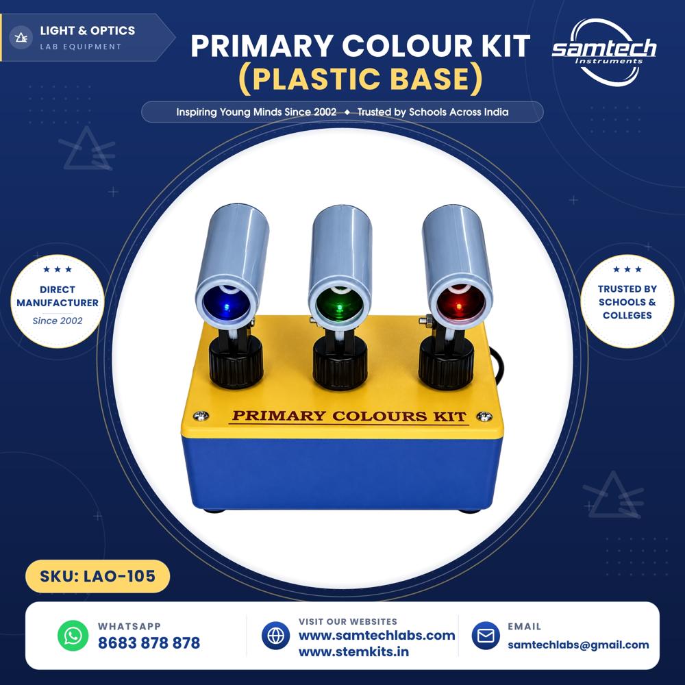 Primary Colour Kit (on Plastic Base) - Capacity: Suitable For Individual & Group Demonstrations Kg
