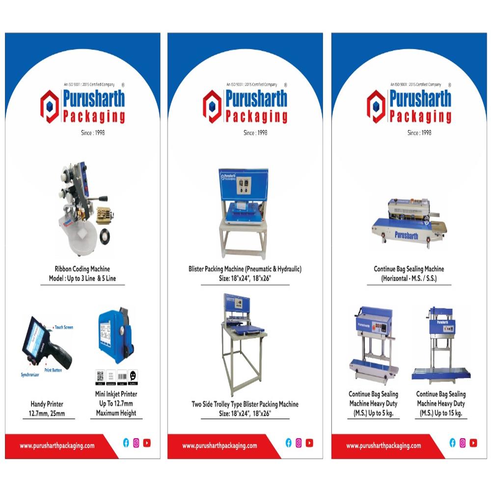 Pneumatic Blister Packaging Machine - Application: Scrubber Packing