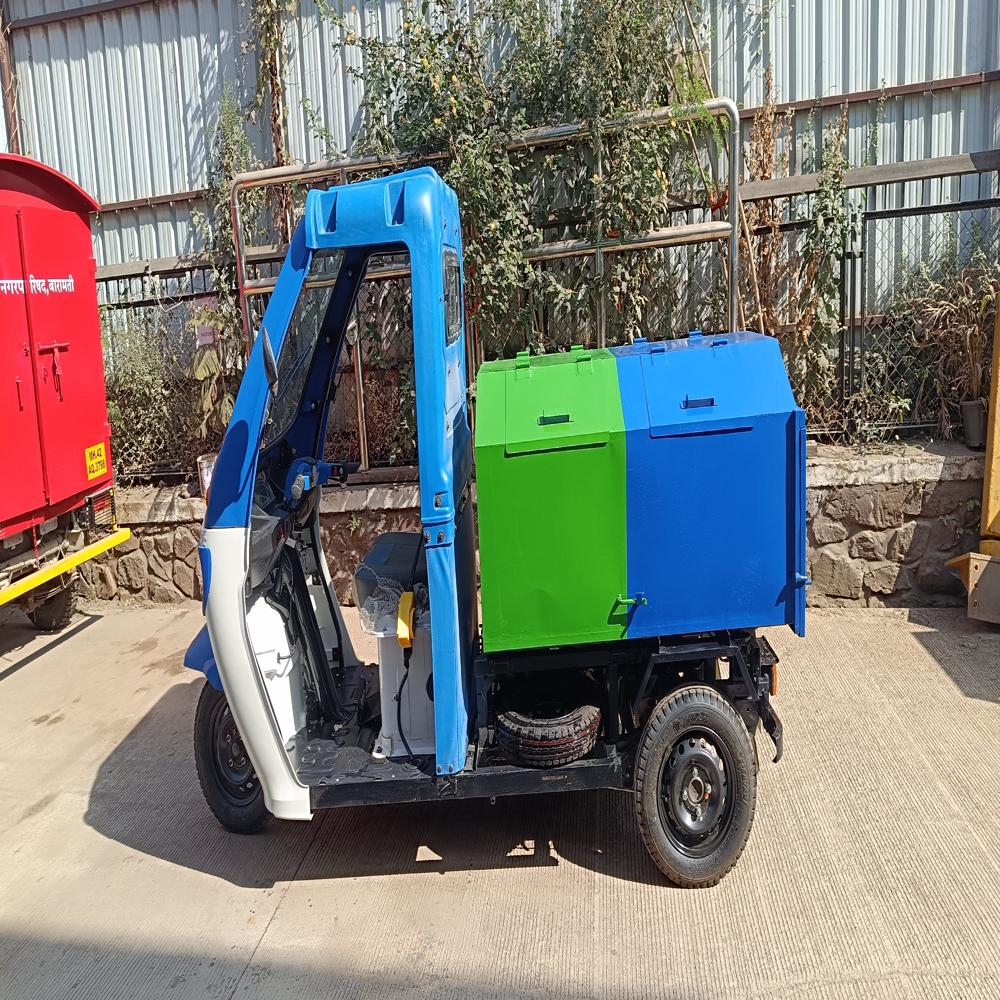 Electric Garbage Van - Body Material: Ms