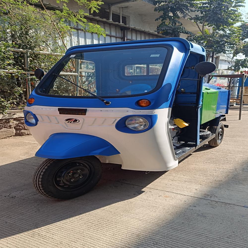 Electric Garbage Van - Body Material: Ms