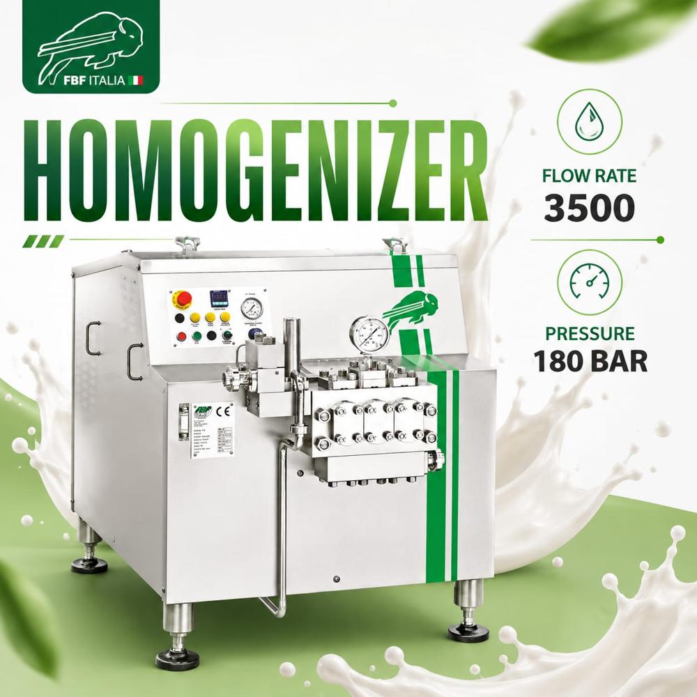 Fbf4011 Industrial Homogenizer - Capacity: 2000-6000 Ltr/Hr