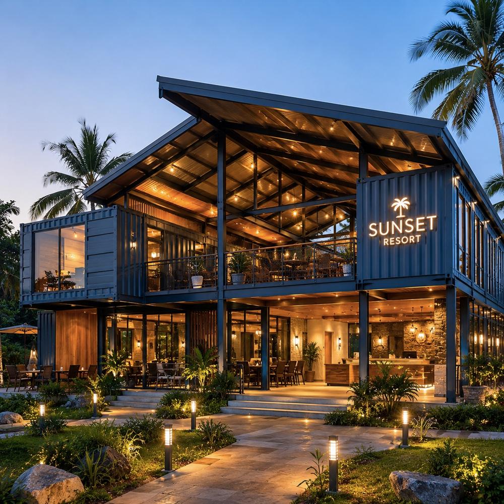 Prefabricated Luxury Resort Structure