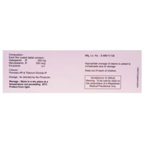 Nurokind-G Gabapentin Methylcobalamin Tablet, Neuropathic Pain Treatment Medicine