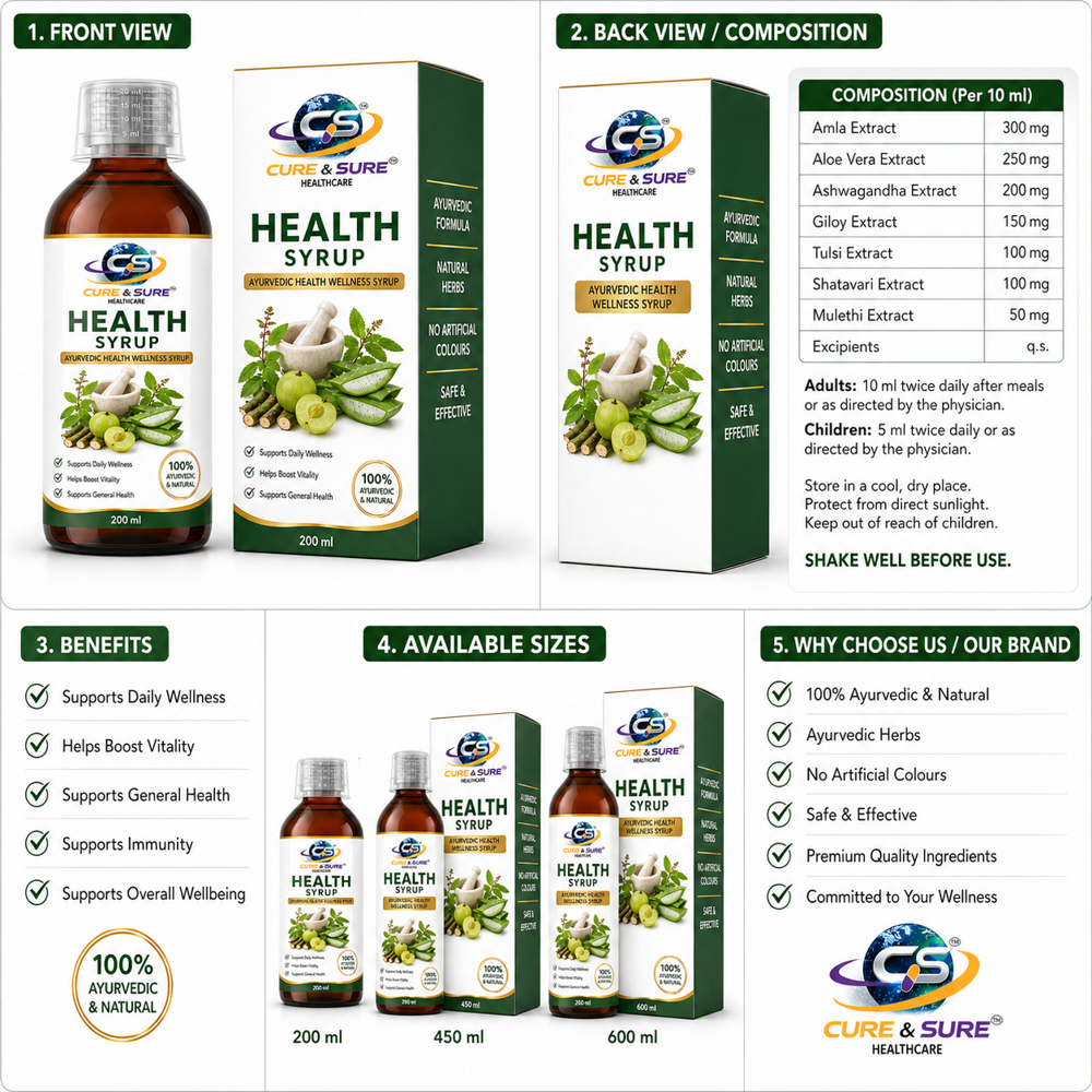 Ayurvedic Health Syrup Third Party Manufacturing