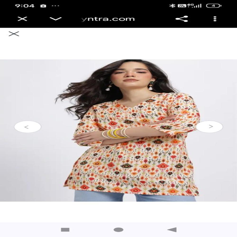 GIRLS TOP,TUNIC,FANCY TRENDING SHORT COTTON KURTI