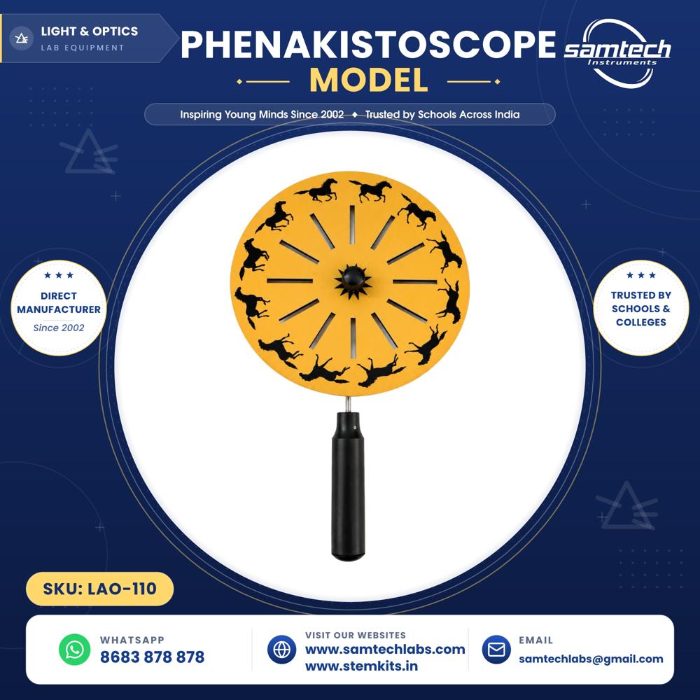 Phenakistoscope Model - Color: Yellow & Black