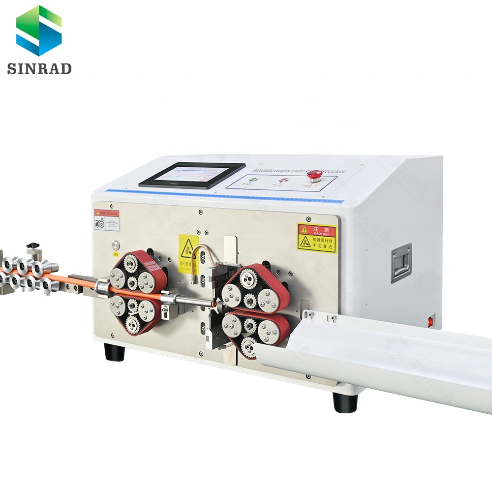Automatic Multi-Core Sheathed Cable Stripping and Cutting Machine Power Cord Processing Equipment Belt Feeding