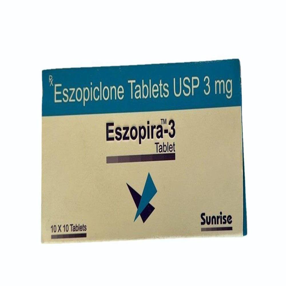 Eszopira Eszopiclone 3mg Tablet, Insomnia (Sleep Disorder) Treatment Medicine
