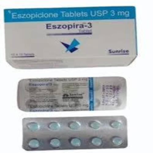 Eszopira Eszopiclone 3mg Tablet, Insomnia (Sleep Disorder) Treatment Medicine