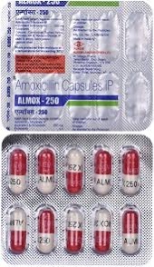 Amoxicillin Capsules IP Almox 250