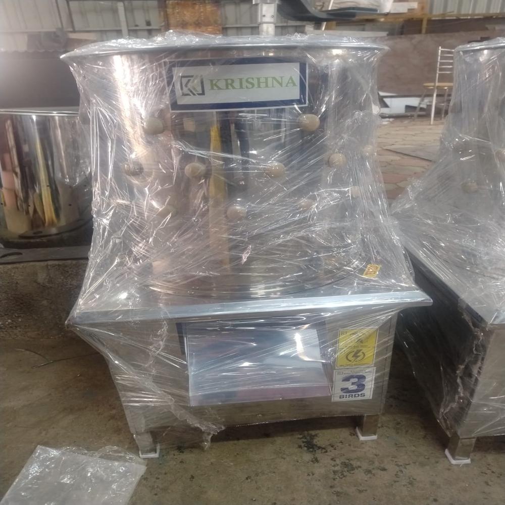 3 Bird Chicken Feather Cleaning Machine - Automation Grade: Semi-automatic