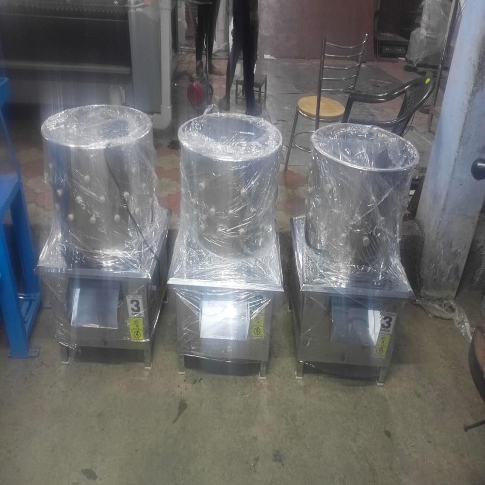 3 Bird Chicken Feather Cleaning Machine - Automation Grade: Semi-automatic