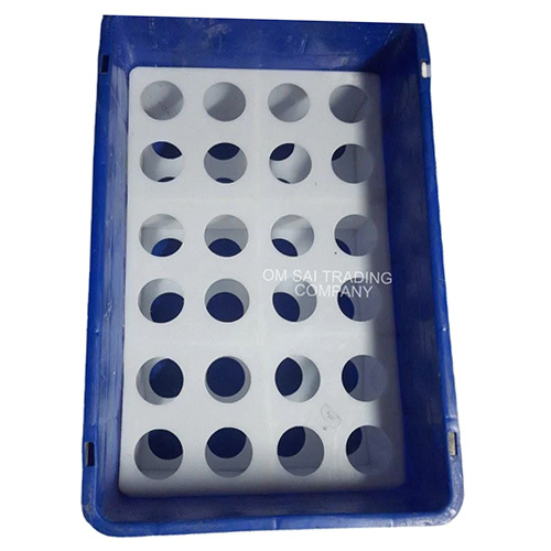 Plastic Double Layer Holle Partition Crate