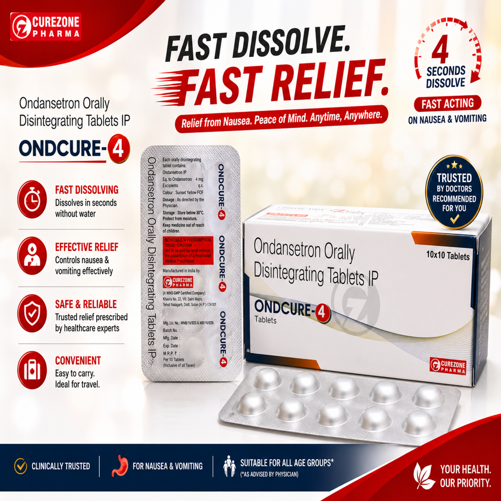 ONDCURE- 4 MG