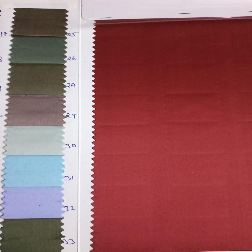 POLYCOTTON SATIN SHIRTING FABRIC 36