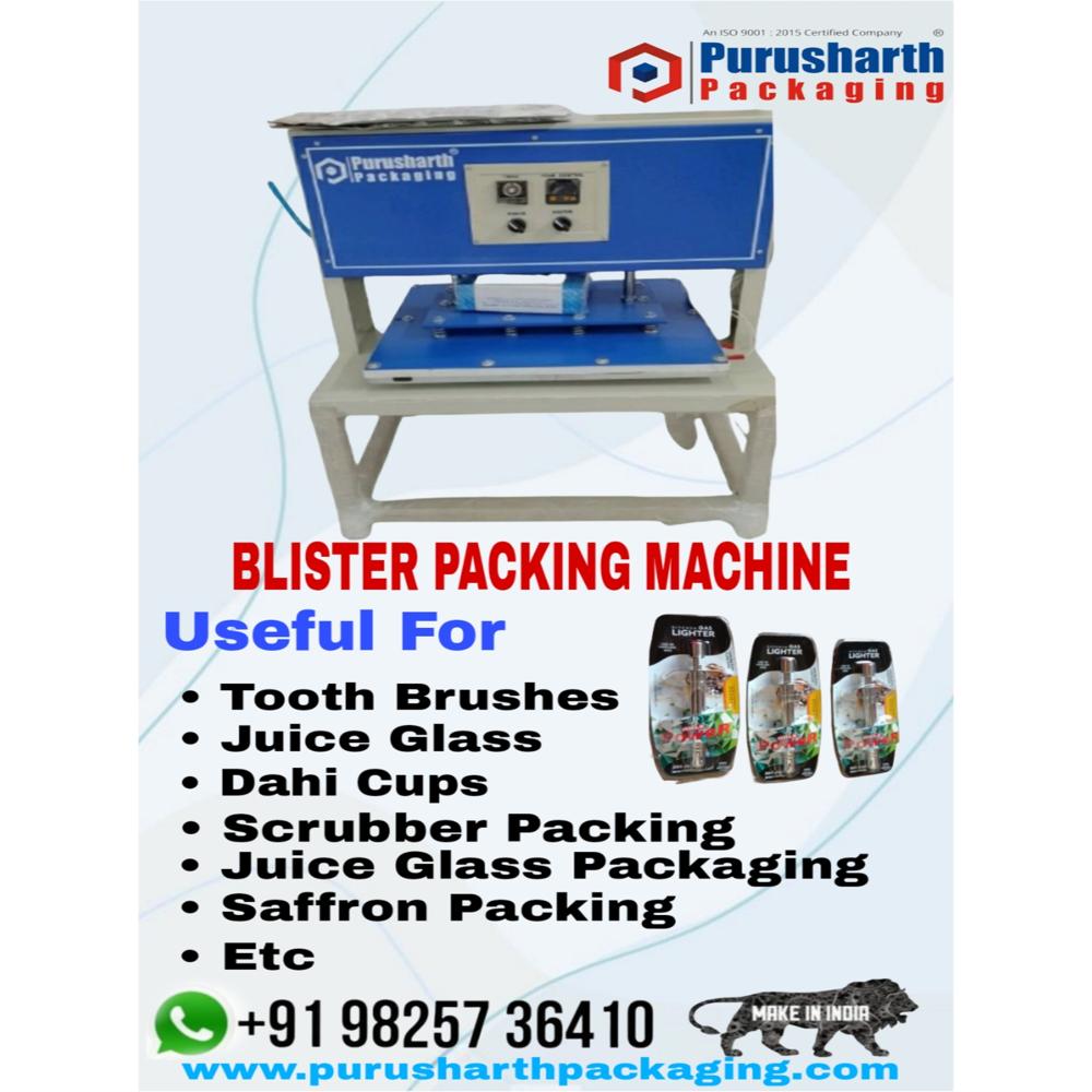 Pneumatic Blister Packaging Machine - Application: Scrubber Packing