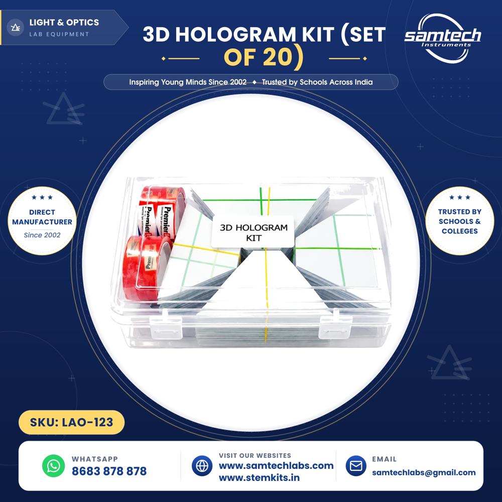3D Hologram Kit (Set of 20)