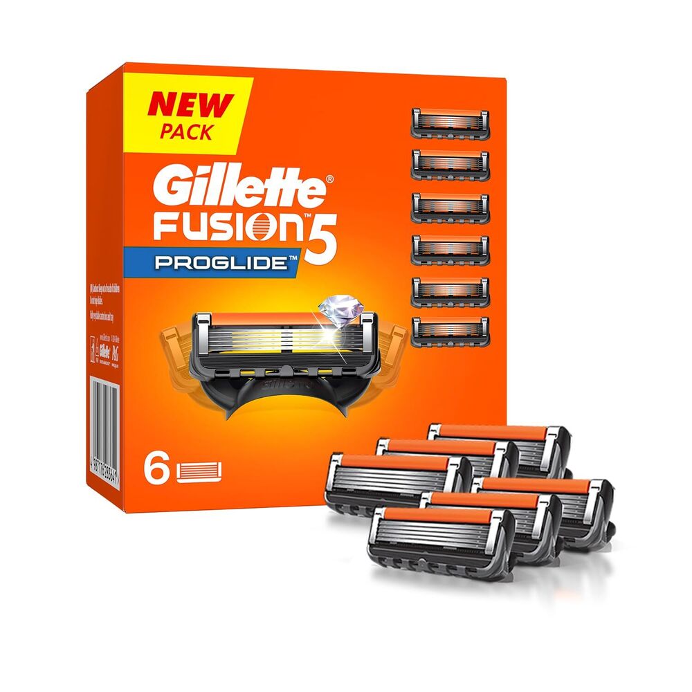 Gillette Fusion 5 Proglide Razor + Cart Combo