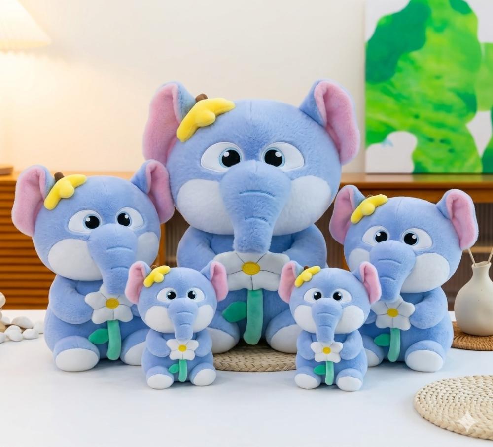 Elephant Soft Toy - Age Group: 2 Month+