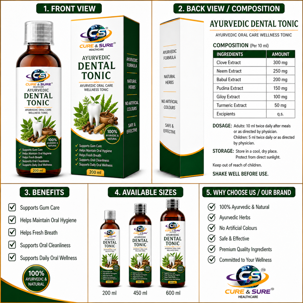 Ayurvedic Dental Tonic Third Party Manufacturing