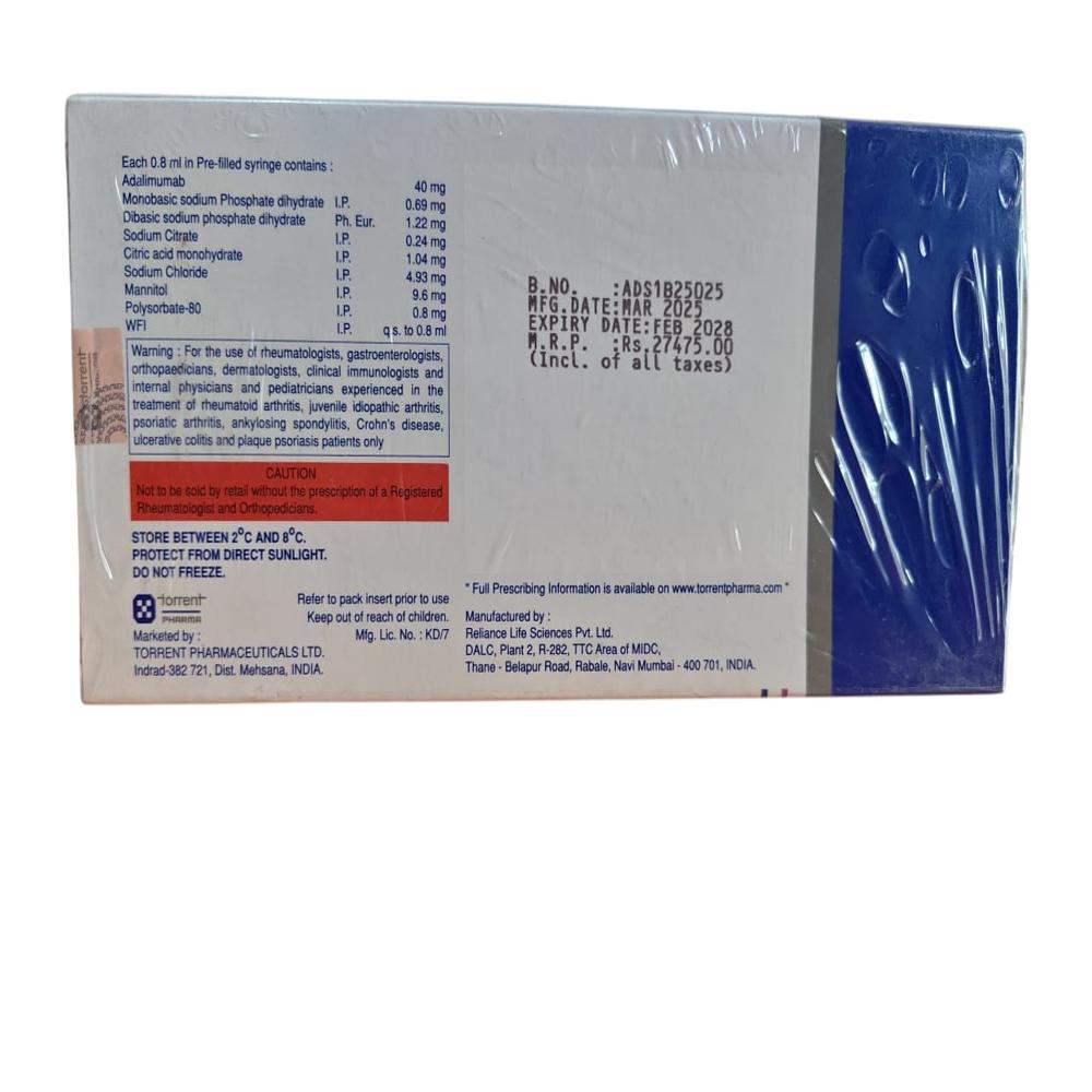 Adfrar 40mg Injection - Brand Name: Torrent Pharmaceuticals